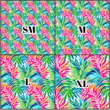 Load image into Gallery viewer, Printed Vinyl &amp; HTV Preppy Fronds H Pattern 12 x 12 inch sheet
