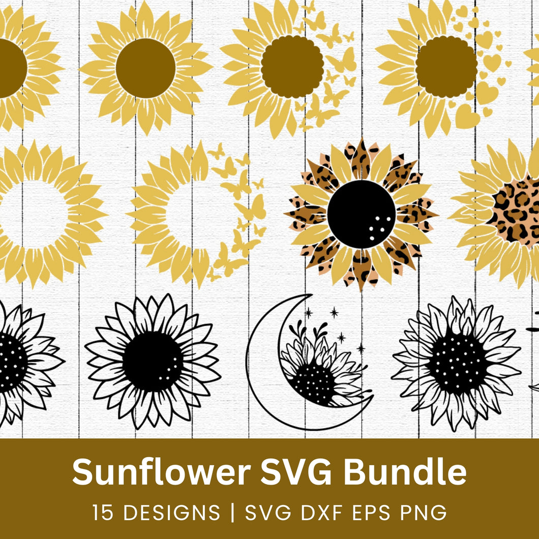 Sunflower SVG Bundle