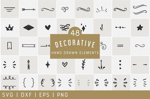 Decorative Elements Illustration SVG Bundle