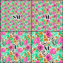 Load image into Gallery viewer, Printed Vinyl &amp; HTV Animal Print Floral J Pattern 12 x 12 inch sheet