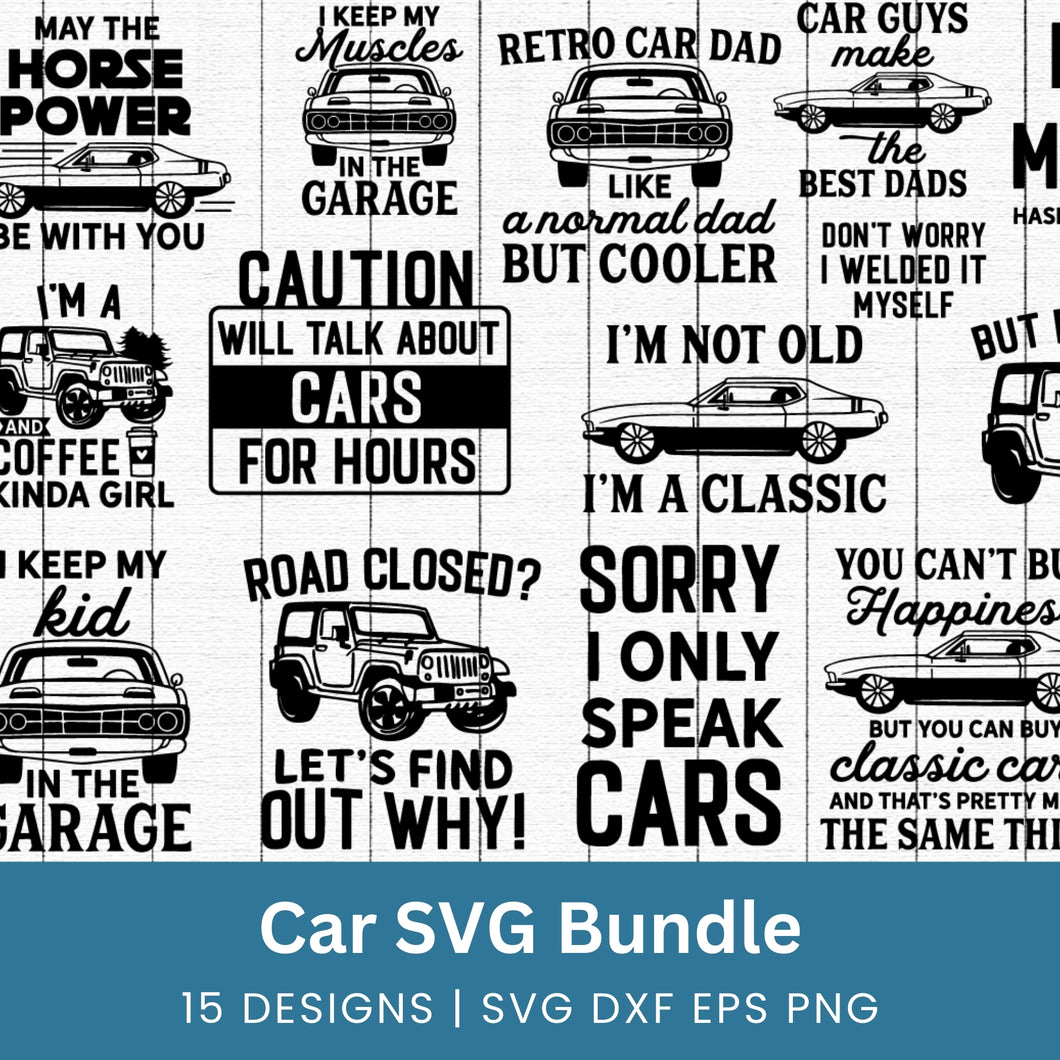Car Lover SVG Bundle