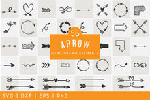 Load image into Gallery viewer, Arrows Illustration SVG Bundle