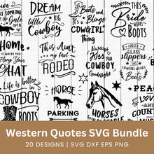 Load image into Gallery viewer, Western SVG Bundle