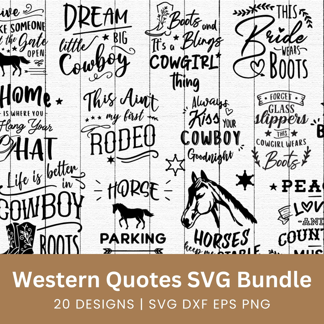 Western SVG Bundle