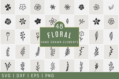 Floral Illustration SVG Bundle