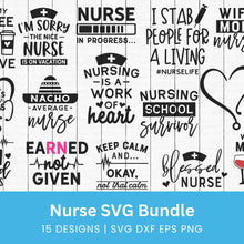 Load image into Gallery viewer, Nurse SVG Bundle