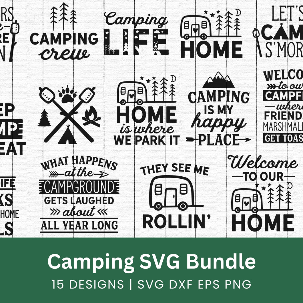 Camping SVG Bundle