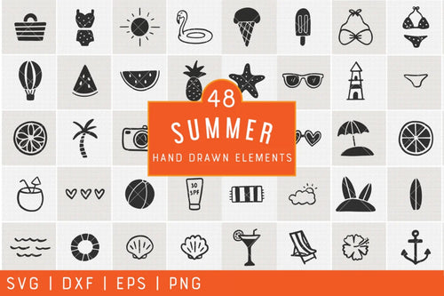Summer Illustration SVG Bundle