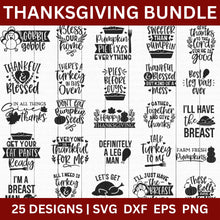 Load image into Gallery viewer, Thanksgiving SVG Bundle