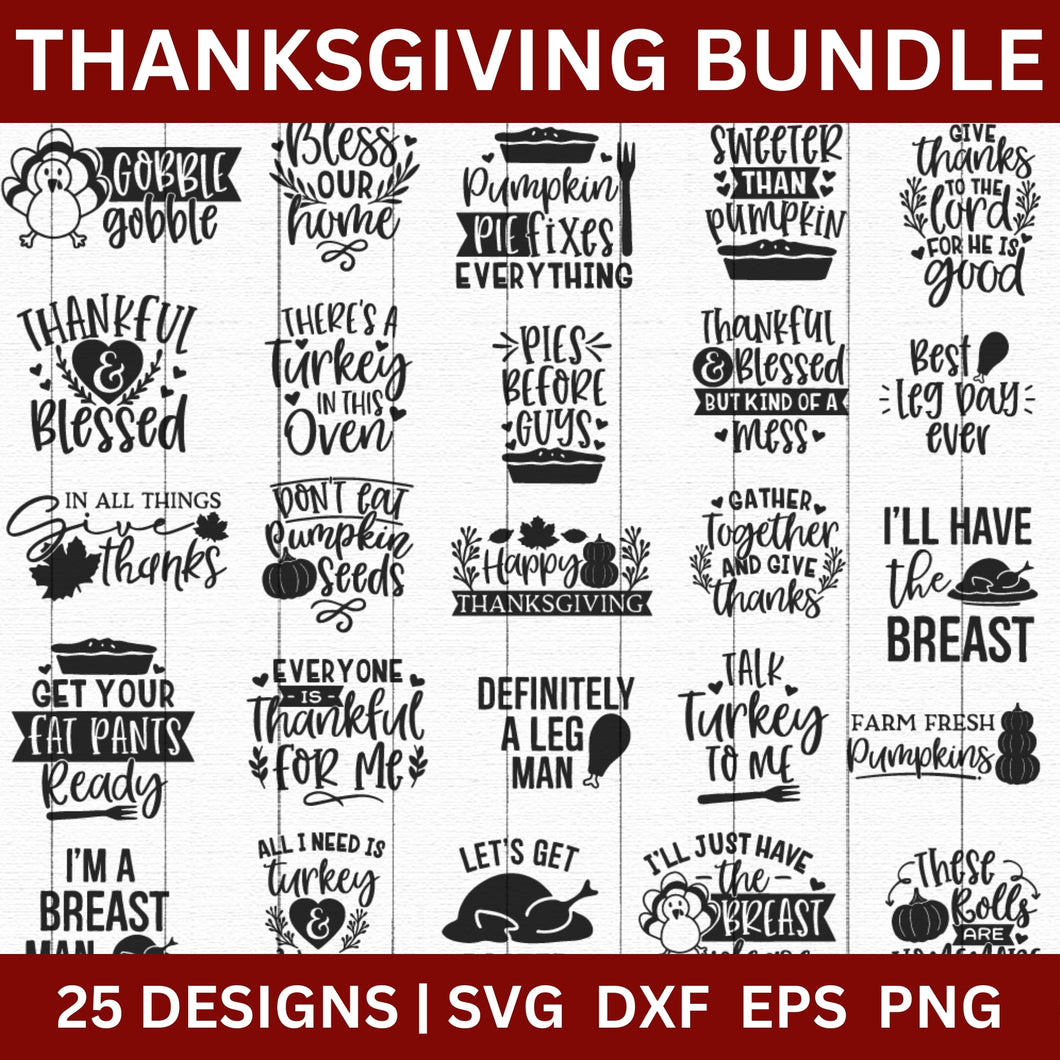 Thanksgiving SVG Bundle