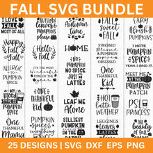 Load image into Gallery viewer, Fall SVG Bundle