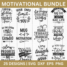 Load image into Gallery viewer, Motivational SVG Bundle