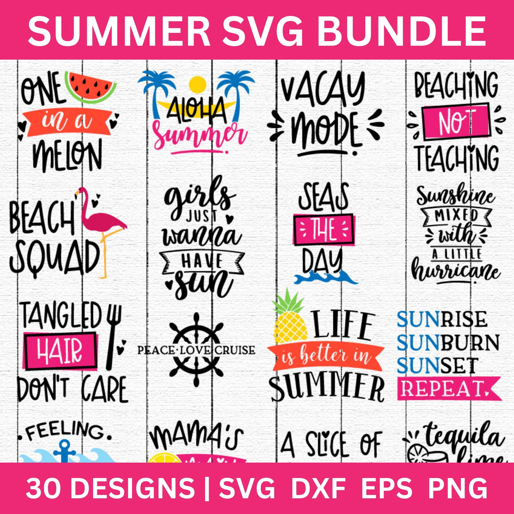 Summer SVG Bundle