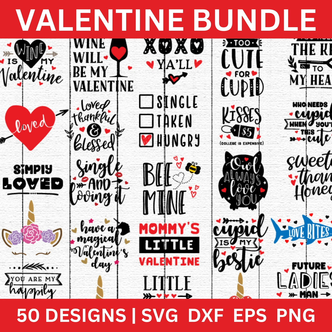 Valentine's Day SVG Bundle