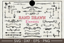 Load image into Gallery viewer, Hand Drawn Elements Illustration SVG Bundle