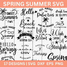 Load image into Gallery viewer, Spring Summer SVG Bundle