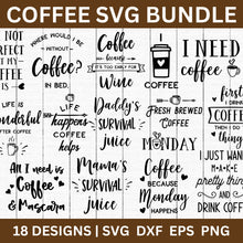 Load image into Gallery viewer, Coffee SVG Bundle