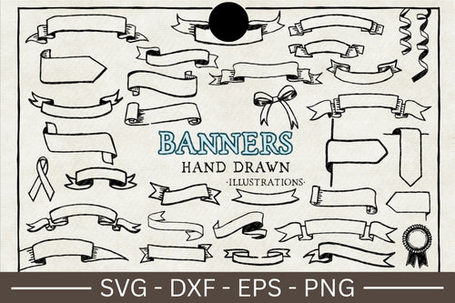 Banners Illustration SVG Bundle