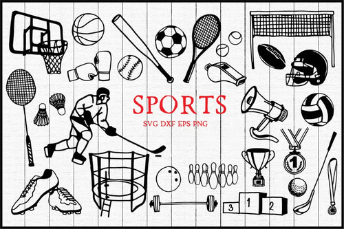 Sport Illustration SVG Bundle