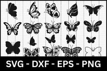 Load image into Gallery viewer, Butterfly Illustration SVG Bundle