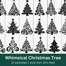 Load image into Gallery viewer, Whimsical Christmas Tree SVG Bundle