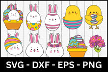Load image into Gallery viewer, Easter Illustration SVG Bundle