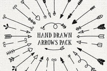 Load image into Gallery viewer, Hand Drawn Arrows Illustration SVG Bundle