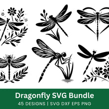 Load image into Gallery viewer, Dragonfly SVG Bundle