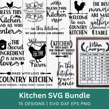 Load image into Gallery viewer, Kitchen SVG Bundle