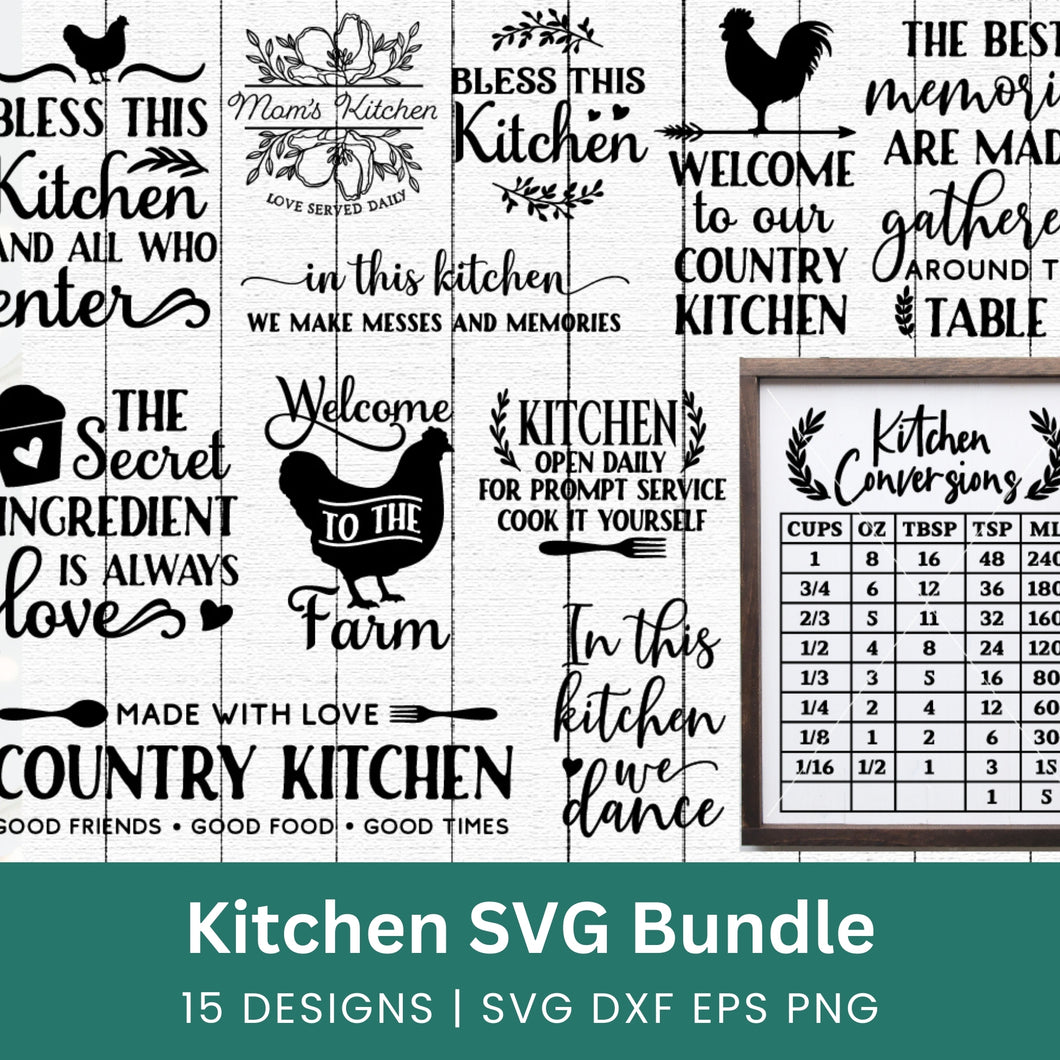 Kitchen SVG Bundle