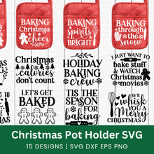 Load image into Gallery viewer, Christmas Pot Holder SVG Bundle
