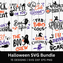 Load image into Gallery viewer, Halloween SVG Bundle