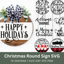 Load image into Gallery viewer, Christmas Sign SVG Bundle