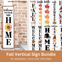 Load image into Gallery viewer, Fall Porch Sign SVG Bundle