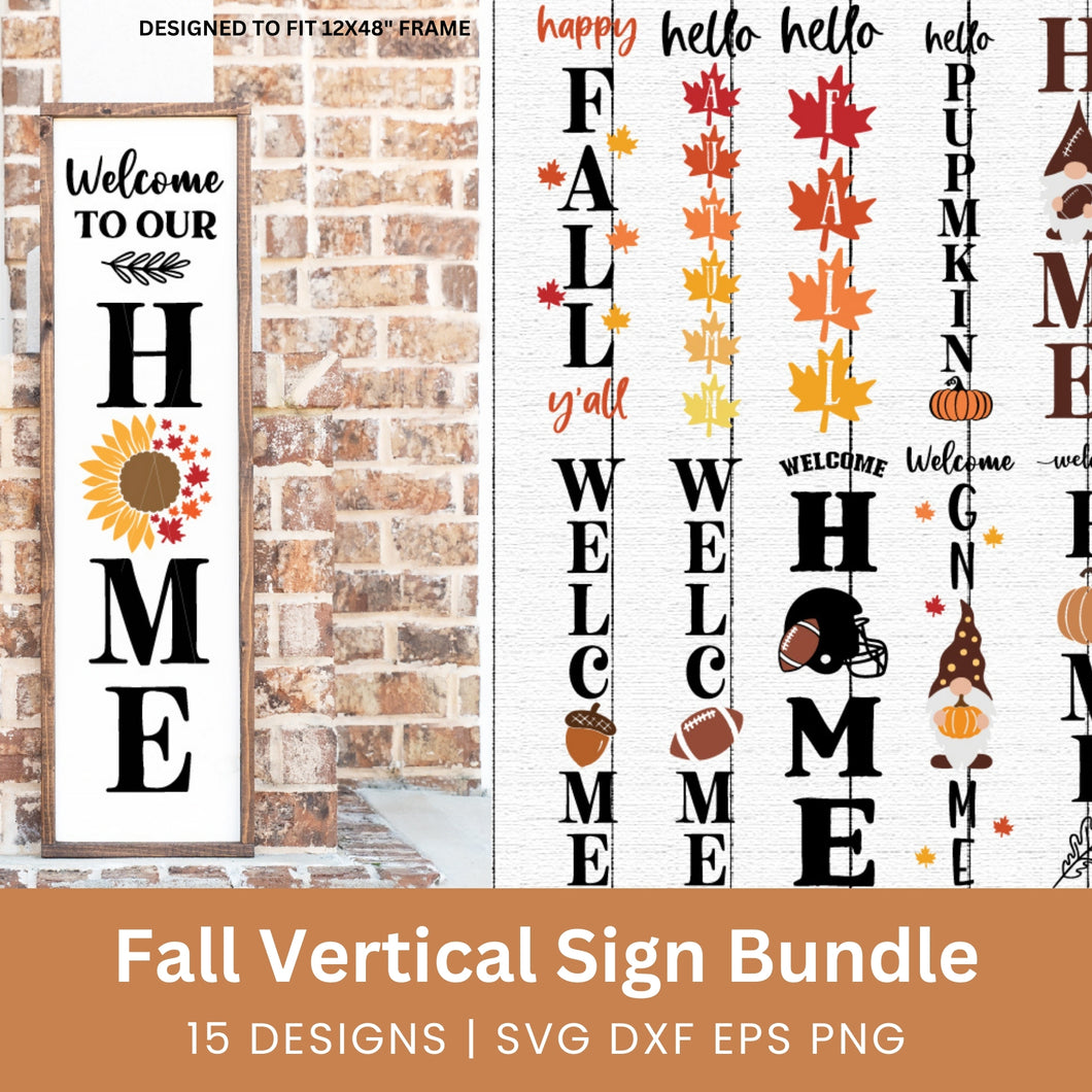 Fall Porch Sign SVG Bundle