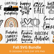 Load image into Gallery viewer, Fall SVG Bundle