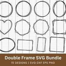 Load image into Gallery viewer, Double Frame SVG Bundle
