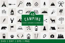 Load image into Gallery viewer, Camping Illustration SVG Bundle