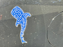 Load image into Gallery viewer, Blue Whale Shark Car or Refrigerator Magnet 4 x 2 inches