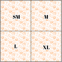 Load image into Gallery viewer, Printed Vinyl &amp; HTV Orange Toile E Patterns 12 x 12 inch sheet