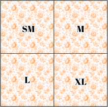 Load image into Gallery viewer, Printed Vinyl &amp; HTV Orange Toile G Patterns 12 x 12 inch sheet