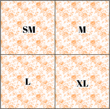 Load image into Gallery viewer, Printed Vinyl &amp; HTV Orange Toile I Patterns 12 x 12 inch sheet