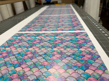 Load image into Gallery viewer, Printed Vinyl &amp; HTV MERMAID SCALES Pattern 12 x 12 inch sheet