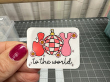 Load image into Gallery viewer, UV DTF Decal 35J Joy to the World 3 1/2 inches tall or wide