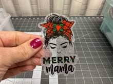 Load image into Gallery viewer, Sticker | 26D | Merry Mama | Waterproof Vinyl Sticker | White | Clear | Permanent | Removable | Window Cling | Glitter | Holographic