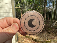 Load image into Gallery viewer, Small Sticker | 7P | MOON | Waterproof Vinyl Sticker | White | Clear | Permanent | Removable | Window Cling | Glitter | Holographic