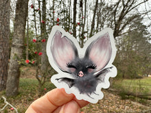 Load image into Gallery viewer, Sticker | 20H Halloween Bat | Waterproof Vinyl Sticker | White | Clear | Permanent | Removable | Window Cling | Glitter | Holographic