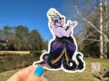Load image into Gallery viewer, Sticker | 62C | URSELA | Waterproof Vinyl Sticker | White | Clear | Permanent | Removable | Window Cling | Glitter | Holographic