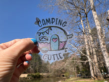 Load image into Gallery viewer, Sticker | 62P | Camping Cutie | Waterproof Vinyl Sticker | Permanent | CLEARANCE