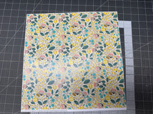 Load image into Gallery viewer, Printed Vinyl HTV &amp; Waterslide Floral Patterns 12 x 12 inch sheet